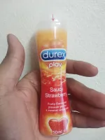 ดูเร็กซ์ เพลย์ ซอสซี่ สตรอเบอร์รี่ เจลหล่อลื่น 50มล./Durex Play Easy Sauce Strawberry Lubricating Gel 50ml.