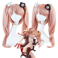 เกม Danganronpa: ทริกเกอร์มีความสุขความเสียหาย-Enoshima Junko คอสเพลย์วิกผม tails กับปิ่นปักผมบทบาทเล่นอะนิเมะอุปกรณ์เสริม