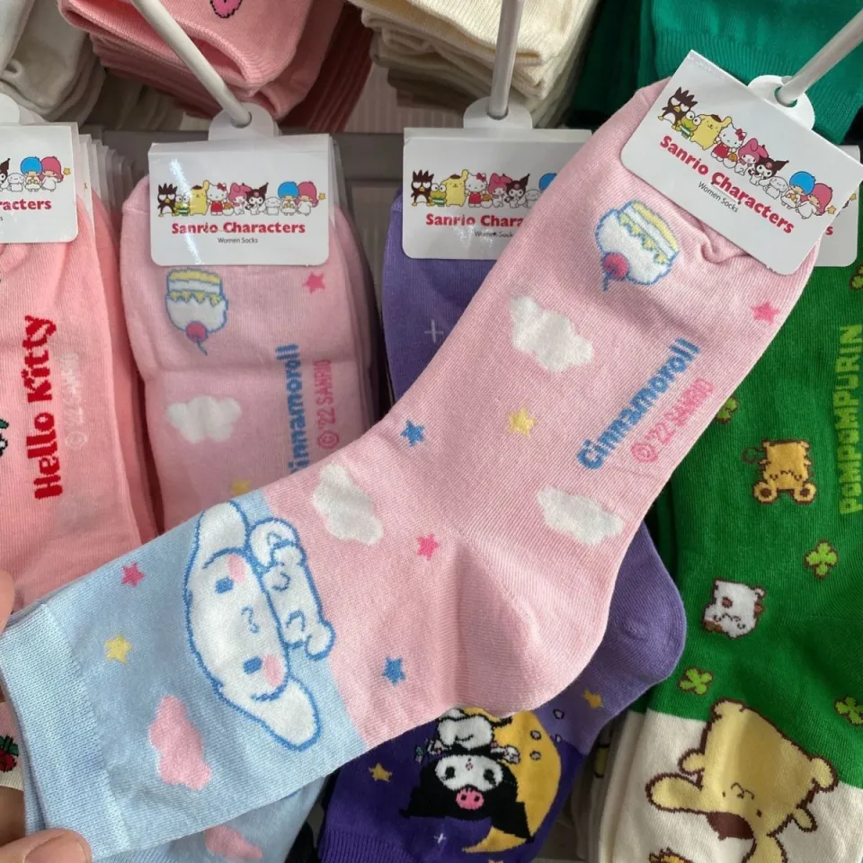 Hello Kittys Kawaii Stockings Anime Sanrioes Girl Japanese Style
