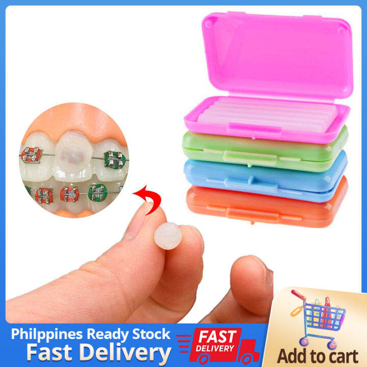 5Pcs Ortho Wax Dental Wax Fruit Mint Scent Flavor for Dental Care