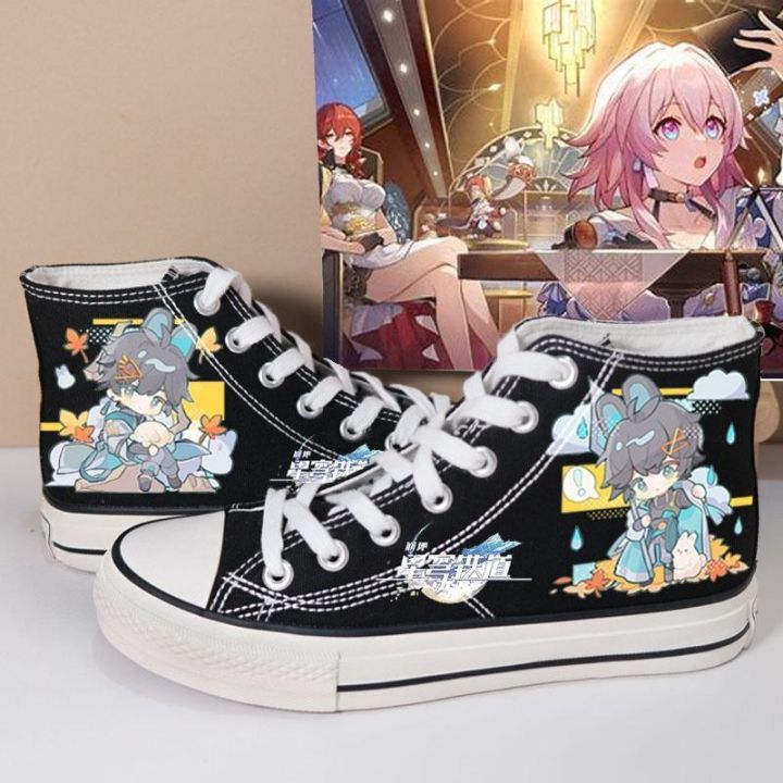 the-new-2023-joker-high-help-track-star-arch-joint-hand-painted-shoes-canvas-shoes-japanese-student-leisure-graffiti-tide