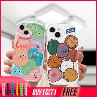 เคส OPPO A57 A77S A12 A12S A54 A17 A17K A5S A57S A57E A3S A15 A53 A76 A96 A33 A16 A16E A95 A55 A7 A5 A31 A16K A54S Reno 7 7Z 8Z 5 4 6 8 A9 5เคสโทรศัพท์ลายการ์ตูนมอนสเตอร์กราฟฟิตีรูปสัตว์น่ารัก4F 4 5 06 Lite เคสขอบโค้ง3D หยัก