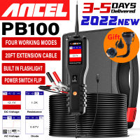 Ancel PB100รถเครื่องทดสอบแบตเตอรี่ Circuit Checker Integrated Power Scan Probe 12V/24V รถระบบไฟฟ้าเครื่องสแกนแบตเตอรี่อัตโนมัติรถ AC DC เครื่องทดสอบแรงดันไฟฟ้าเครื่องมือ6M สาย