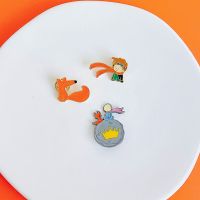 ❀❀ Cartoon cute little prince brooch corsage badge creative pin school bag primary student decorative versatile