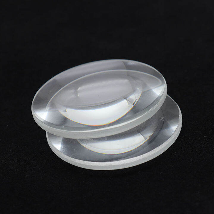 Glass Lenses Set Of Six In Wooden Case - 50 Mm Dia., 3 Double Convex (20, 30, 50cm FL) And 3 Double Concave (20, 30, 50cm FL) - Eisco Labs