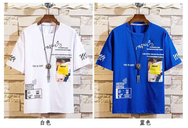 h-w-shop-เสื้อยืดแขนสั้นแฟชั่นสตรี-รูปแบบการ์ตูนน่ารัก-ขายตรงจากโรงงาน