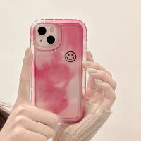 Smile Clear Case Compatible for IPhone 14 13 12 11 Pro XS Max X XR 6 6S 7 8 Plus Soft Casing Transparent TPU Silicone Phone Shockproof Cover