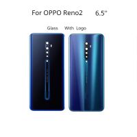 ใหม่สำหรับ Reno2 Reno 2แบตเตอรี่หลังฝาครอบหลังประตูแบตเตอรี่ตัวเรือนเปลี่ยนฝาหลัง