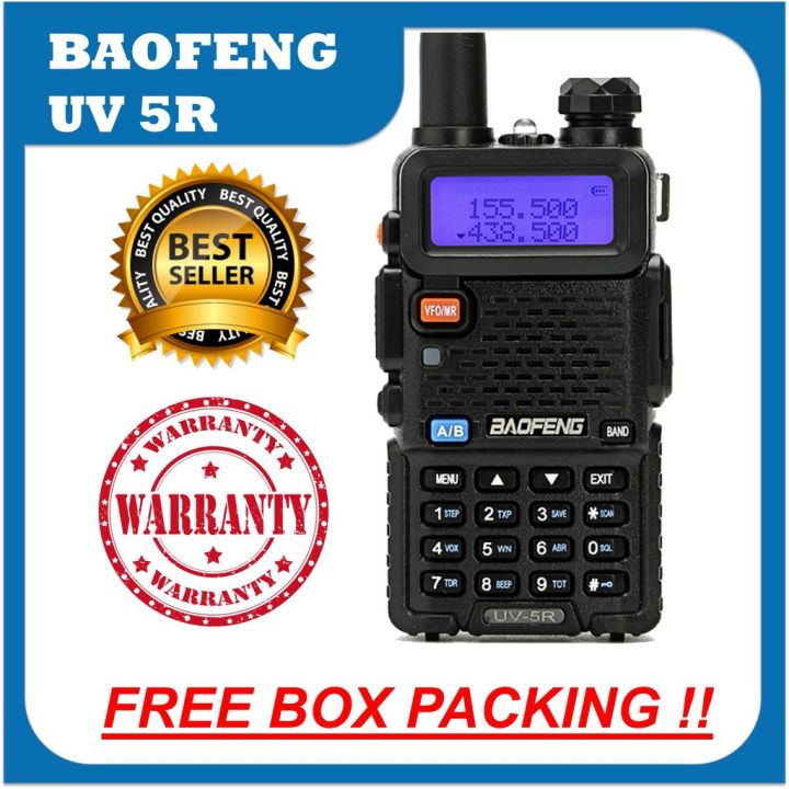 HT BAOFENG UV5R 2800 MAH UV 5R UV-5R Watt W Bao feng VHF UHF Dualband  Dual band vs 82 888S 888 S Lazada Indonesia