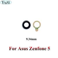 Yuxi ฝาปิดเลนส์กระจกกล้องถ่ายรูปหลังสำหรับ Asus Zenfone 2 Ze550ml Ze551ml Zenfone 5 6 3 Ze520 Ze552สำหรับ Zenfone 3 Max Zc553kl