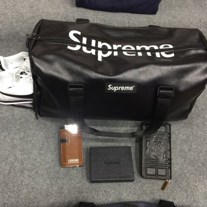Supreme 18ss Duffle Bag large-capacity travel bag sports bag