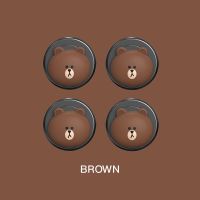 Line Friends Brown Cony Sally Cute Charms for Cable (4pcs/lot)