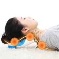 Neck Shoulder Stretcher Relaxer Cervical Chiropractic Traction Device Massage Pillow for Pain Relief Cervical Spiner