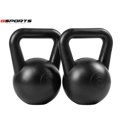 GSports ดัมเบลเคตเทิลเบลสีดำ 8 kg แพ็คคู่ Kettlebell Black 8 kg x 2