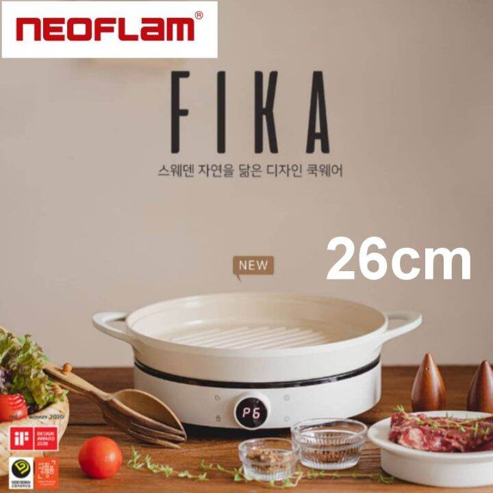NEOFLAM FIKA Round Grill Pan 26cm IH / Made in Korea Lazada PH