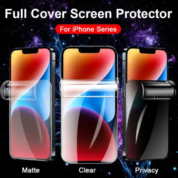 Anti-Spy Hydrogel Film For iPhone 15 14 13 12 Pro Max Privacy Screen  Protector