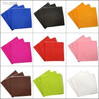 ﺴ☁ Wholesale 5Bags 100pcs Disposable Napkin Solid Color Tissue Napkins 33x33cm Designs Paper Tableware For Event Party Decoration