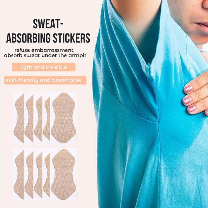 armpit-anti-sweat-pads-10pcs-portable-sweat-absorbing-underarm-pads-multifunctional-perspiration-pads-shield-invisible-summer-sweat-shield-guard-for-women-winter-summer-advantage
