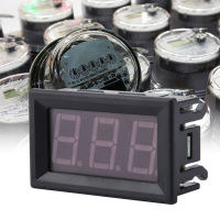 Digital Voltmeter 0.56inch Two Wire DC 5-130V Digital LED Display Voltage Meter (Red)