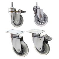 4inch Muted Furniture Medical Bed Chair Caster Hospital Universal Wheel Industry Instrument Equipment Hardware Part