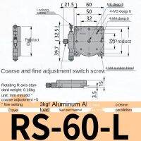 R แกนหมุนสไลด์ RSP60RS40/80/90คู่มือความแม่นยำปรับแต่งแพลตฟอร์มการเคลื่อนที่เพื่อปรับมุมแผ่นดัชนี