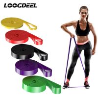 Resistance Band Exercise Elastic Band Workout Rubber Loop Strength Pilates Fitness Equipment Training Expander Unisex Exercise Bands