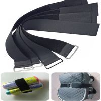 5Pcs Reusable Fastening Cable Straps Securing Straps Adjustable Metal Buckle Hook Loop Cable Ties Wire Organizer Fastening Wraps