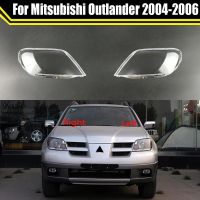 Bochang ฝาครอบรถยนต์สำหรับเปลี่ยนไฟหน้ารถ2004 Mitsubishi Outlander 2005 2006เลนส์ Lampu Depan Mobil