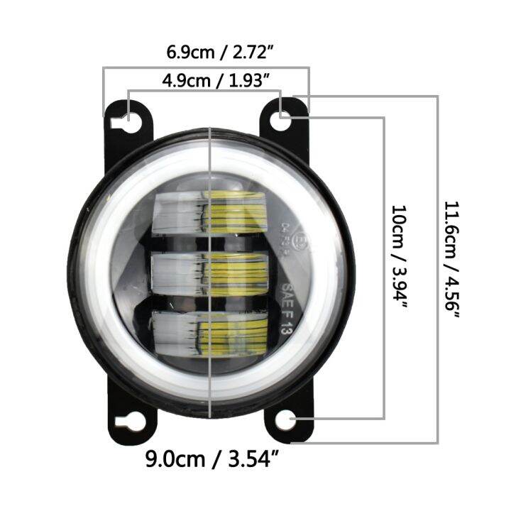 2x-drl-fog-lamp-assembly-for-nissan-pathfinder-closed-off-road-vehicle-r51-2005-2012-fog-light-angel-eye-car-h11-led-12v