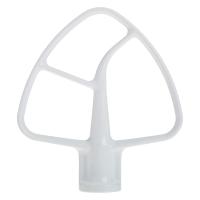 1 Set Flat Beater Coated Flat Beater White 4.5Qt Paddle for KitchenAid Mixer Attachments