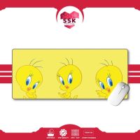 Tweety Bird Minimalist Design Extended Mouse Pad แผ่นรองเมาส์สำหรับเล่นเกม แผ่นรองเมาส์สำหรับเล่นเกม