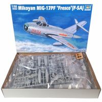 นักเป่าแตร02205 1/32เครื่องบินรบ JJ-5 F-5 (MIG-17F) ชุดสร้างหุ่นประกอบเครื่องบินของเล่นแบบคงที่สำหรับผู้ใหญ่อุปกรณ์ก่อสร้างเครื่องบิน DIY