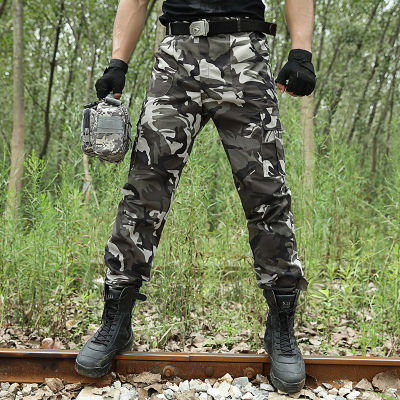 Mens Tactical Military Pants Camouflage Cargo Pants Men Sweatpants Combat Army Trousers Hiking Hunting Pants Pantalones
