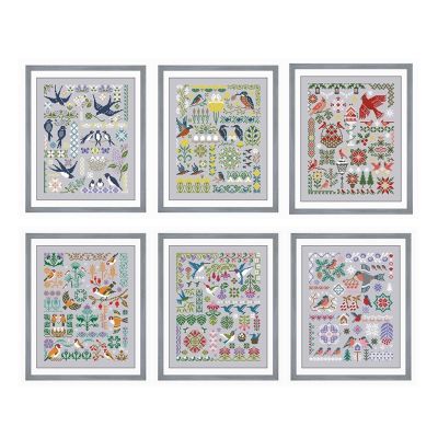 【hot】✇  geometry cross stitch kit cartoon design 18ct 14ct 11ct silver embroidery