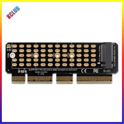 M2การ์ดขยาย NVME M.2 M-Key MKEY การ์ดสล็อต PCIe การ์ดเร่ง X4ความเร็วเต็มรองรับเซิร์ฟเวอร์1U สำหรับ2230-2280 SSD