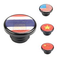 Motorcycle Gas Fuel Tank Oil Caps Cover CNC Vented Thailand Vietnam Flag Custom For Harley Touring Road King Dyna Softail XL883