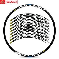 READU Mavic AKSIUM DISC Road Bike Wheelset Stickes Decals จักรยานล้อขอบสติกเกอร์17มม. กว้างสำหรับสองล้อ