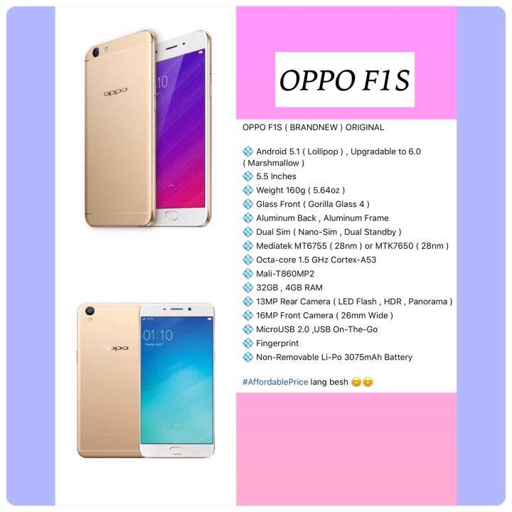 oppo f1s lazada