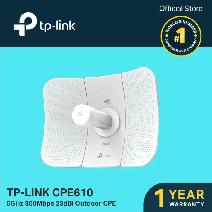 CPE610, 5GHz 300Mbps 23dBi Outdoor CPE