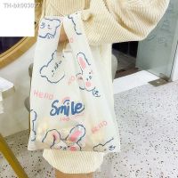 ☬ Cute Cartoon Pattern Plastic Vest Bag BeverageTakeaway Package Small Drink Shopping Pouch Thick Fruits Color Thick Handle Bags