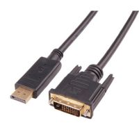 สายDisPlay DP Male TO DVI 24+1 CABLE 1.8M 6 FT Black DisplayPort Male to DVI Male Converter Cable -intl บริการเก็บเงินปลายทาง