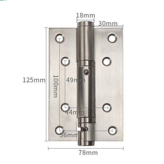 Heavy Duty Automatic Self Closing Spring Hinges Stainless Steel Door ...