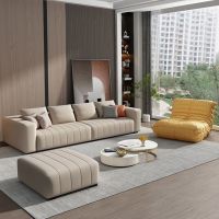 [COD] style fabric living room apartment simple modern light luxury straight row wash-free technology cloth