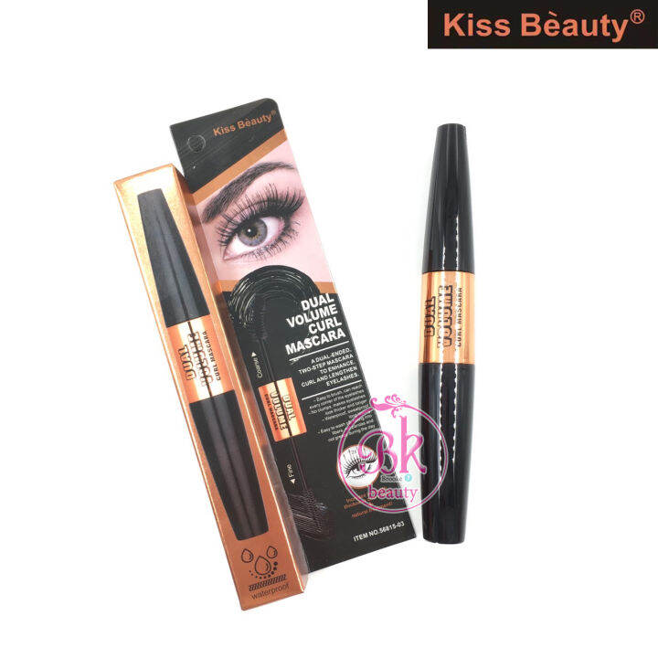 kiss-beauty-มาสคาร่าสองหัวเพิ่มความยาวและความหนาให้ขนตา-โดยจะทำให้ดวงตากลมโตมากขึ้นพิ่มความยาวให้ขนตาได้