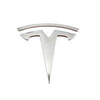 ฝาครอบฝากระโปรงท้ายรถยนต์สำหรับ Model3โลโก้ Tesla อุปกรณ์ตกแต่งสติ๊กเกอร์โลโก้