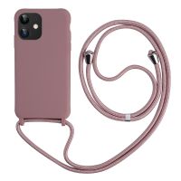 Crossbody Lanyard Strap Candy Color Case For iPhone 14 13 12 Mini 11 Pro XS Max X XR SE 2 3 7 8 Plus Silicone Soft TPU Cover Phone Cases