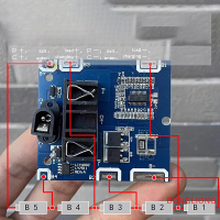 DONGLIONG เครื่องเจียรไฟฟ้า18V-21VLi ไอออนบอร์ดป้องกันแบตเตอรี่อุปกรณ์เจาะมือ