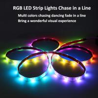 WS2812B Smart ARGB RGB LED Strip Light WS2812 Individually Addressable Leds BlackWhite PCB Waterproof IP306567 5V