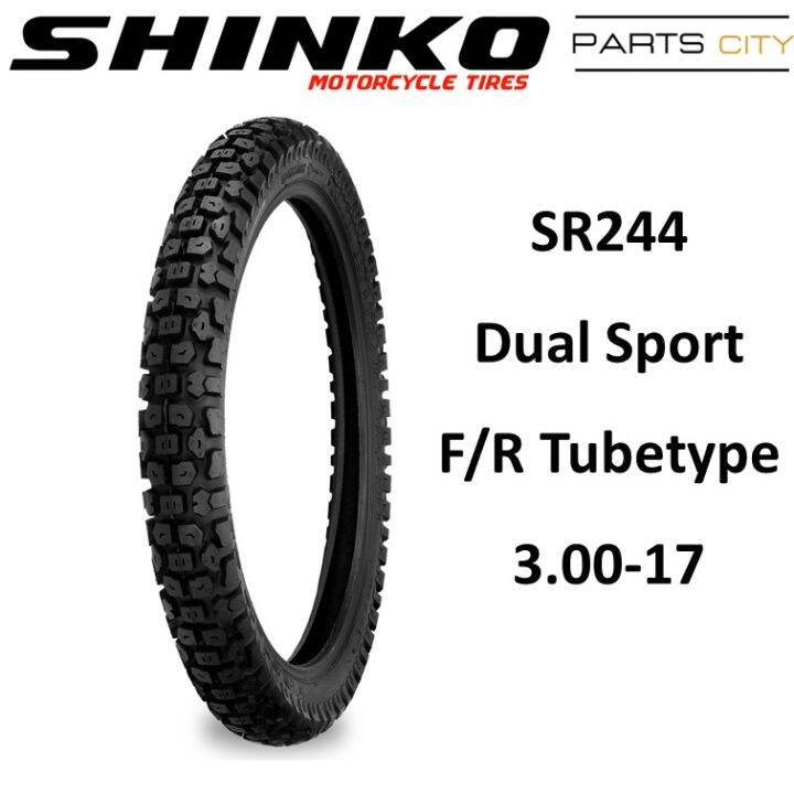 Shinko Tires SR244 3.00-17 F/R TT | Lazada PH