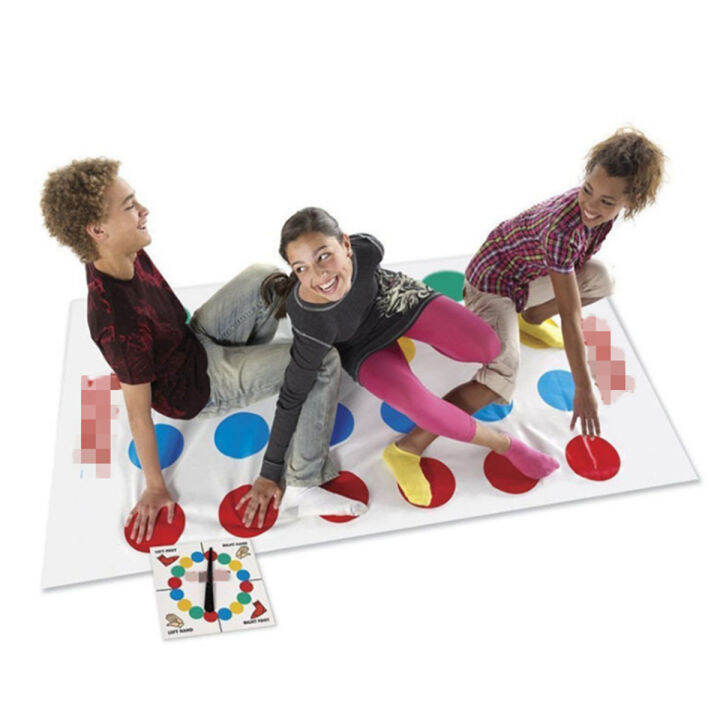 twister-เกม-twister-เกมสำหรับเด็กอายุ6-ปีเสื่อเต้นรำ-twister-การออกกำลังกายเสื่อหมุนหลายผู้เล่นเกมบิดร่างกายเกมกีฬาของเล่นกลุ่มแบบโต้ตอบสำหรับครอบครัวเด็กปาร์ตี้